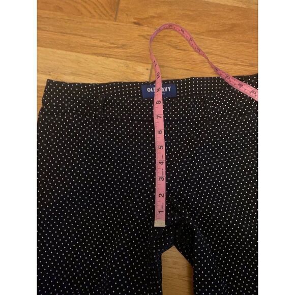 Old navy women’s low rise black polka dot skinny ankle pants size 8P - Picture 6 of 9